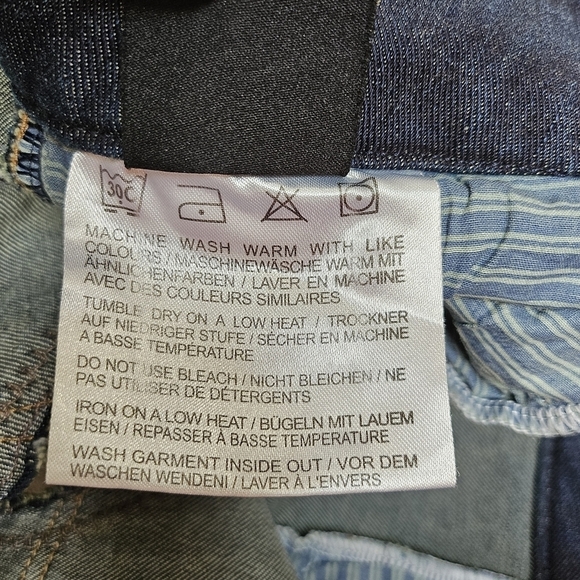 Tredstep Ireland Equestrian Full Seat Jean Riding Breeches. Blue Brown Sz 28R - Picture 7 of 8